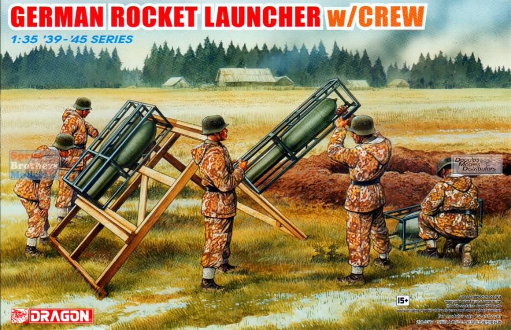DML6509 1:35 Dragon German Rocket Launcher w/Crew - Sprue Brothers
