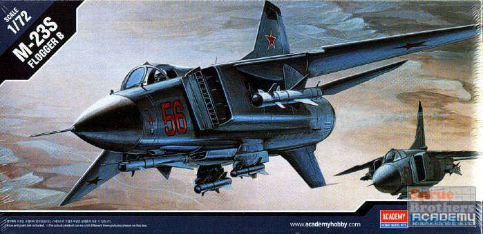 ACA12445 1:72 Academy MiG-23S Flogger B - Sprue Brothers Models LLC