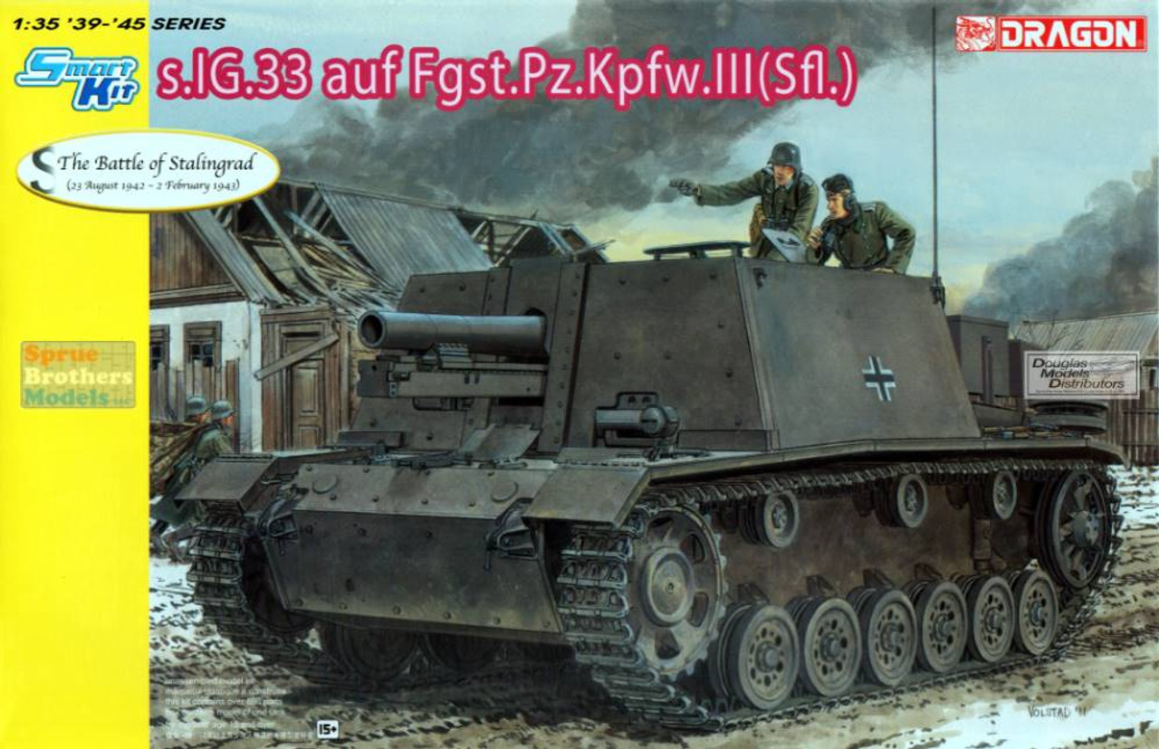 DML6713 1:35 Dragon s.I.G.33 auf Fgst.Pz.Kpfw.III(Sfl.) ~ Smart 