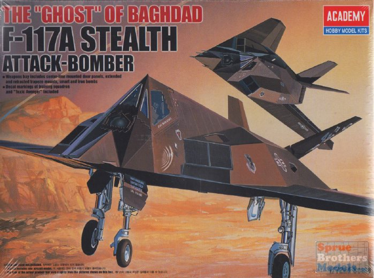 ACA12475 1:72 Academy F-117A Nighthawk Stealth Fighter