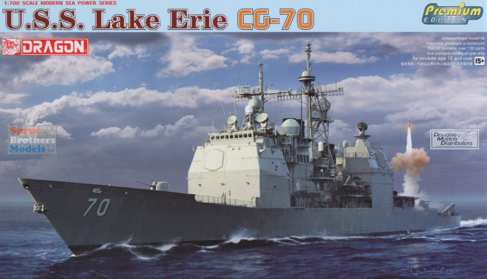 Eric Grisham プロモデル DML7142 1:700 Dragon USS Lake Erie CG-70 - Sprue Brothers Models LLC