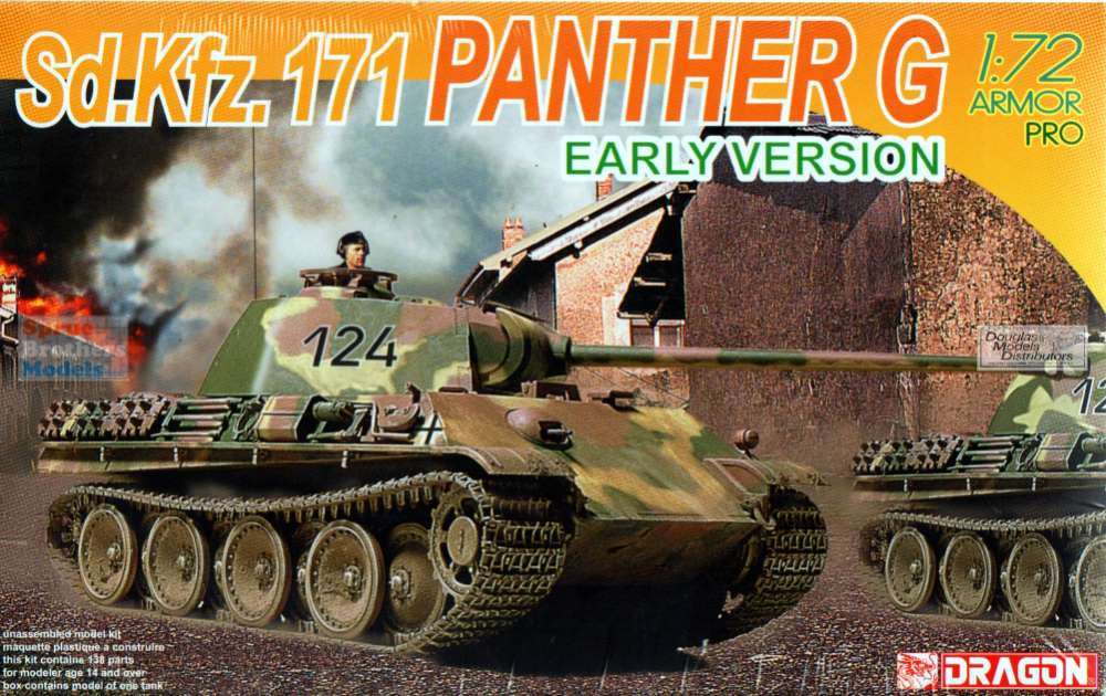 DML7205 1:72 Dragon Sd.Kfz.171 Panther G Early - Sprue Brothers