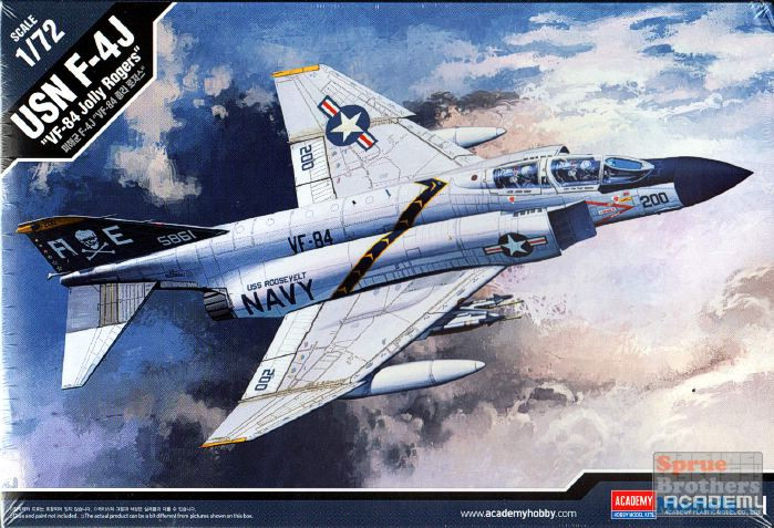 ACA12529 1:72 Academy USN F-4J Phantom II 'VF-84 Jolly Rogers