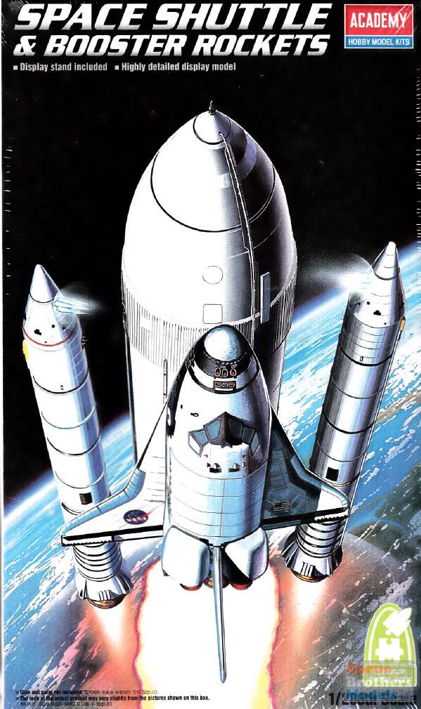 ACA12707 1:288 Academy Space Shuttle & Booster Rockets - Sprue