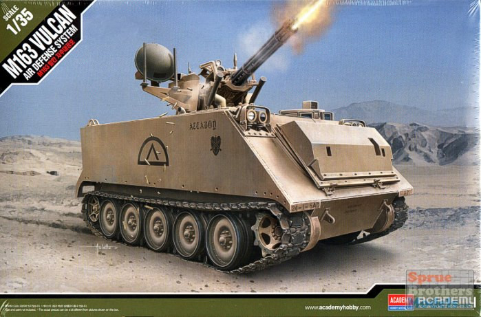ACA13507 1:35 Academy M163 Vulcan Air Defense System - Sprue