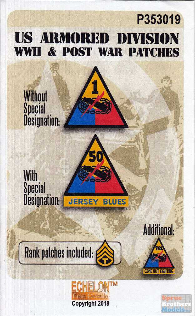 WW2 US Army Combat Division Shoulder Insignia Poster - Reproduction Wall Art Print 9 thumbnail image