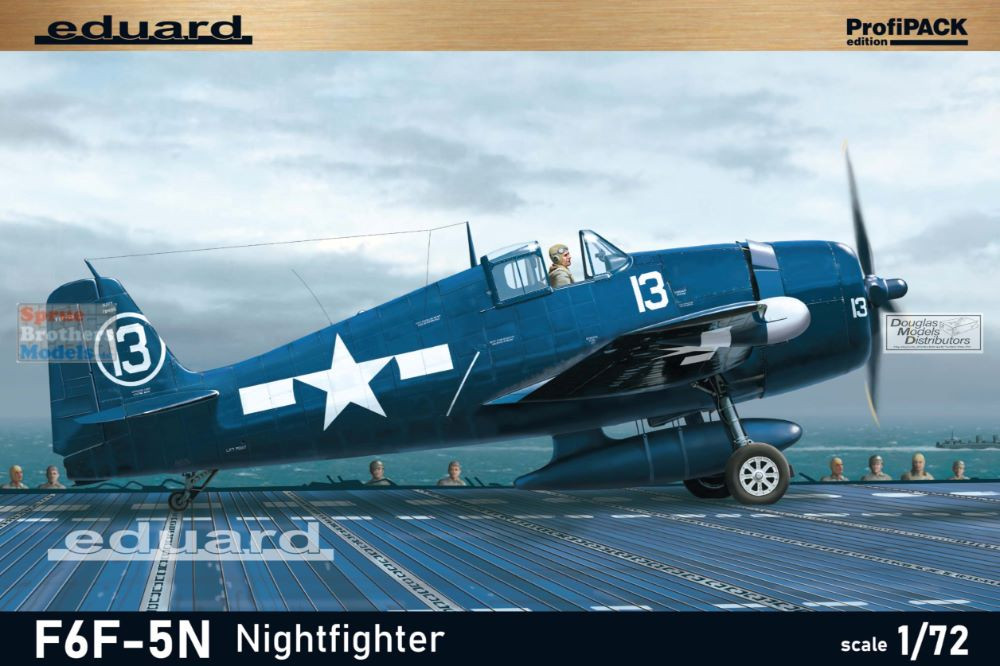 EDU07079 1:72 Eduard F6F-5N Hellcat Nightfighter ProfiPACK - Sprue