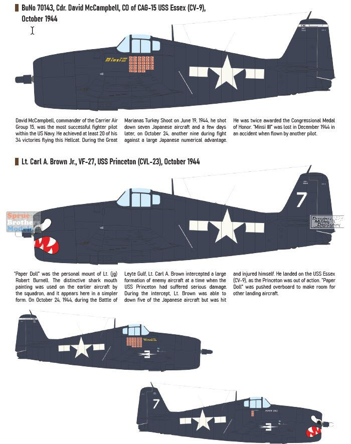 EDU07077 1:72 Eduard F6F-5 Hellcat ProfoPACK - Sprue Brothers