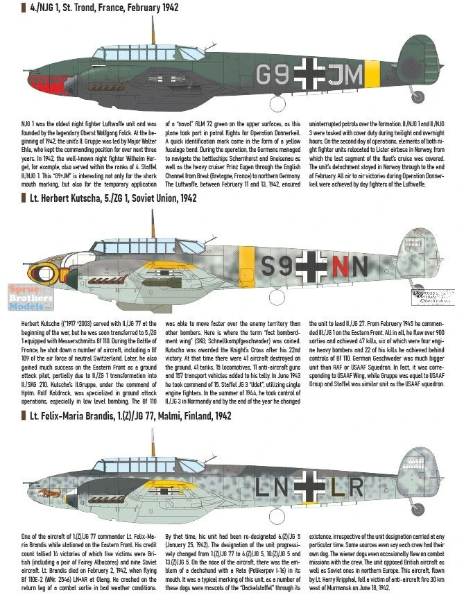 Kit Détaillés Airbrakes Pour Maquette P-61C Black Widow - Échelle 1/72 - Marque Eduard (réf. 72676)