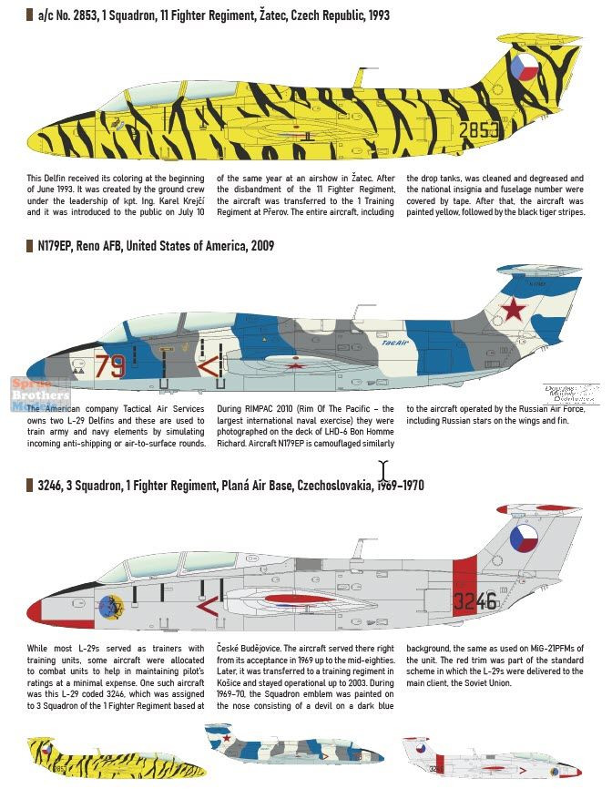 EDU07096 1:72 Eduard L-29 Delfin ProfiPACK - Sprue Brothers Models LLC
