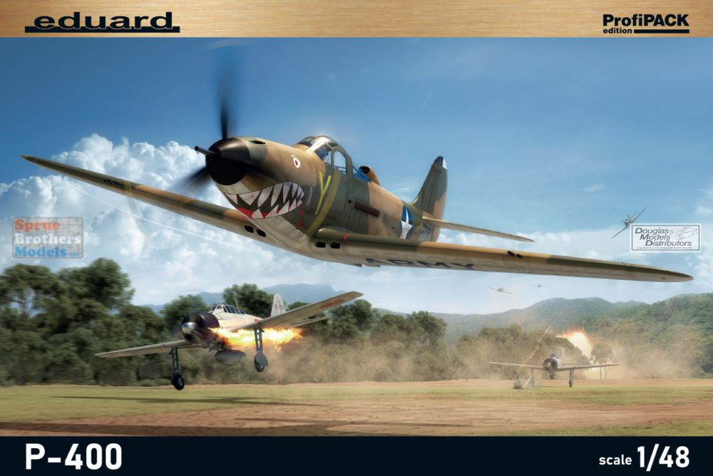 EDU08092 1:48 Eduard P-400 Airacobra ProfiPack - Sprue Brothers