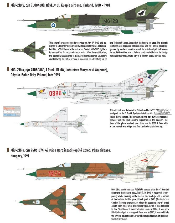 EDU08232 1:48 Eduard MiG-21bis Fishbed - Sprue Brothers Models LLC