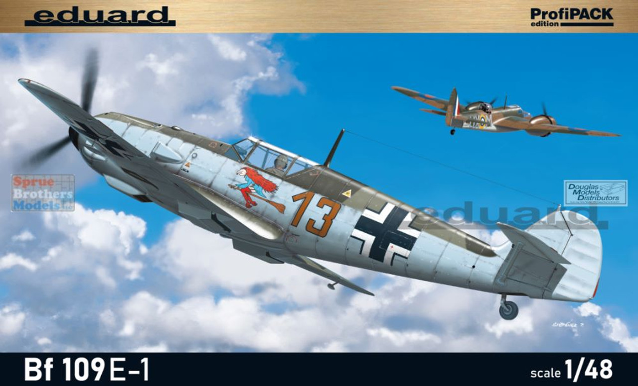 EDU08261 1:48 Eduard Bf 109E-1 ProfiPack