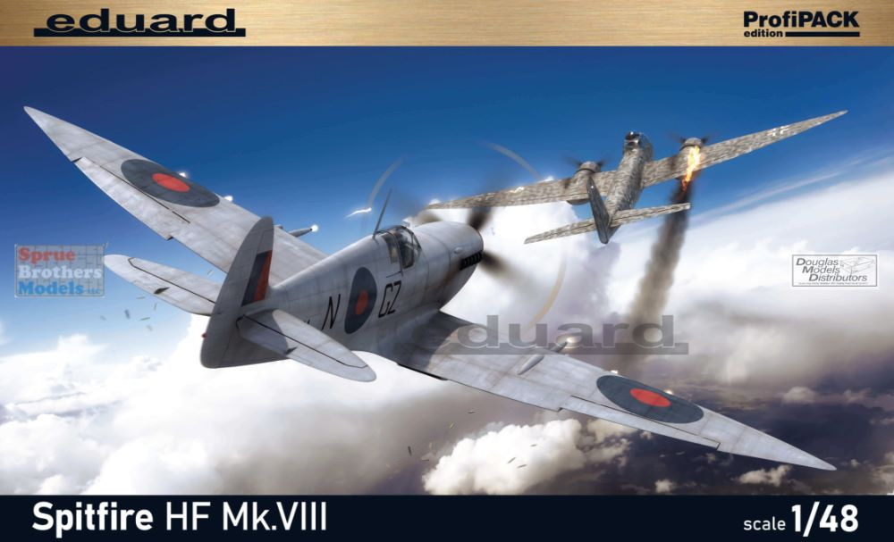 EDU08287 1:48 Eduard Spitfire HF Mk.VIII PROFIPACK Edition - Sprue