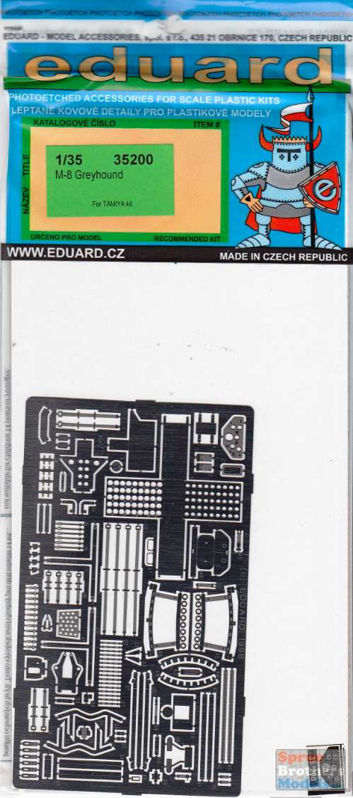 EDU35200 1:35 Eduard PE - M8 Greyhound Detail Set (TAM kit