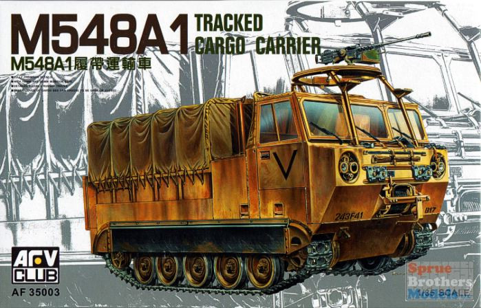 AFV35003 1:35 AFV Club M548A1 Tracked Cargo Carrier - Sprue