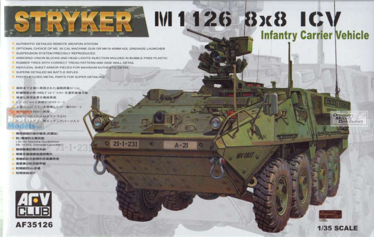 AFV35126 1 35 AFV Club M1126 ICV Stryker