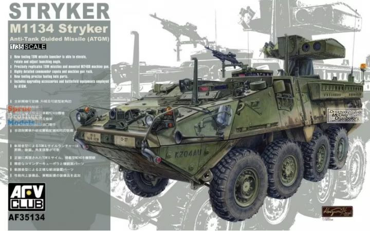 AFV35134 1:35 AFV Club Stryker M1134 ATGM - Sprue Brothers Models LLC