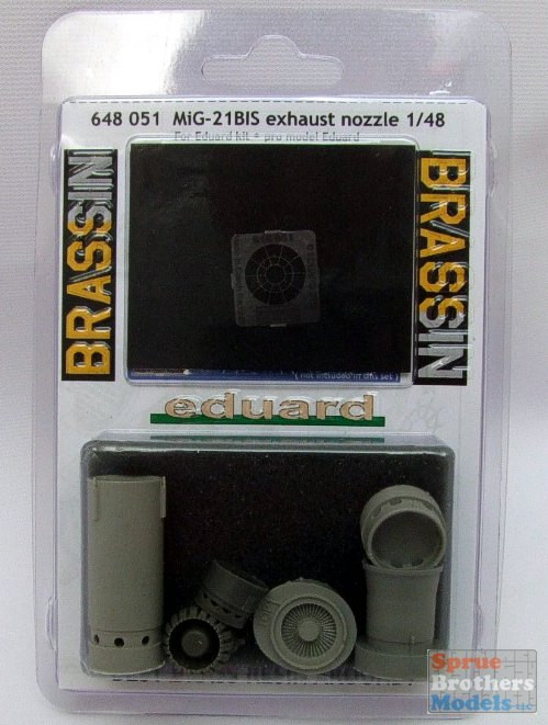 EDU648051 1:48 Eduard Brassin MiG-21bis Fishbed Exhaust Nozzle Set