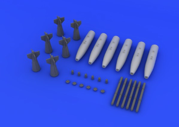 EDU648093 1:48 Eduard Brassin Mk.82 Bombs (6 pcs) - Sprue Brothers