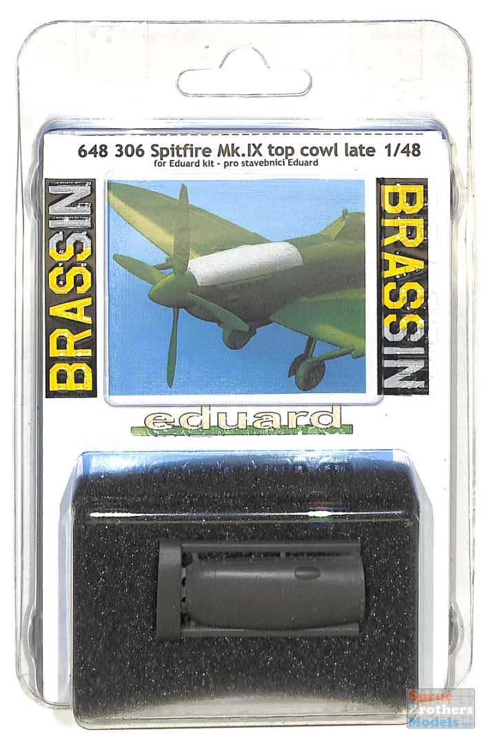 EDU648306 1:48 Eduard Spitfire Mk.IX Top Cowl Late (EDU kit