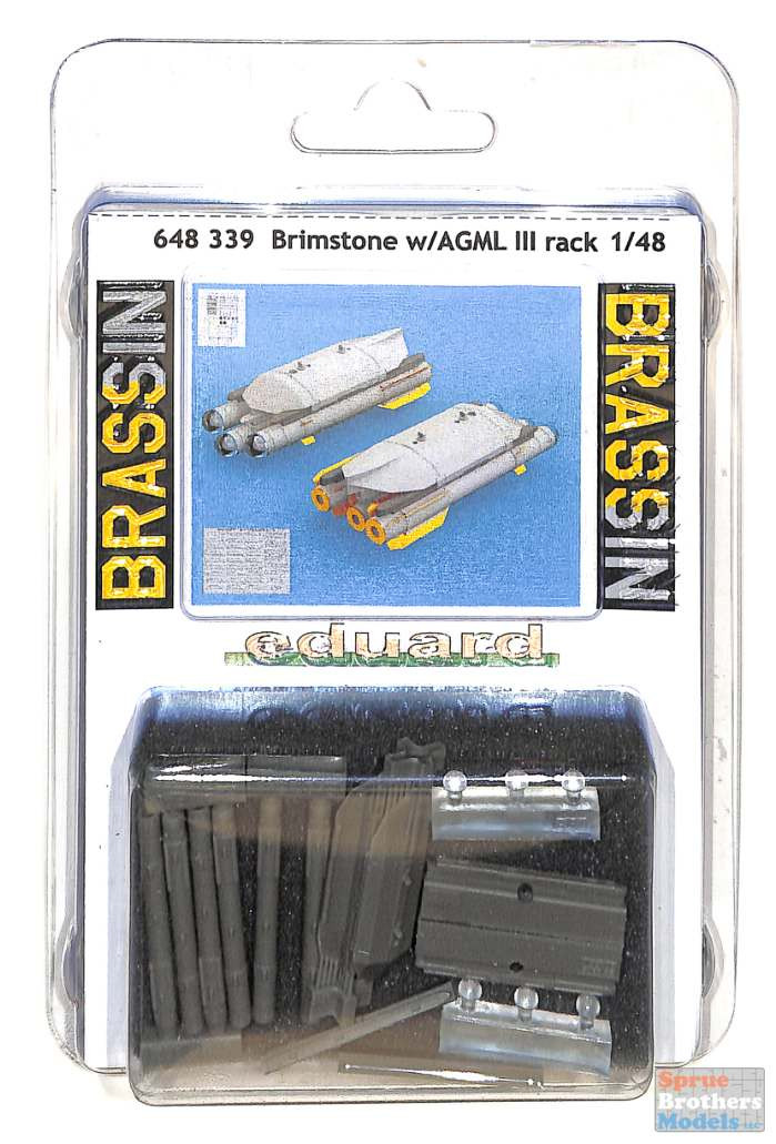 EDU648339 1:48 Eduard Brassin Brimstone w/AGML III Rack - Sprue