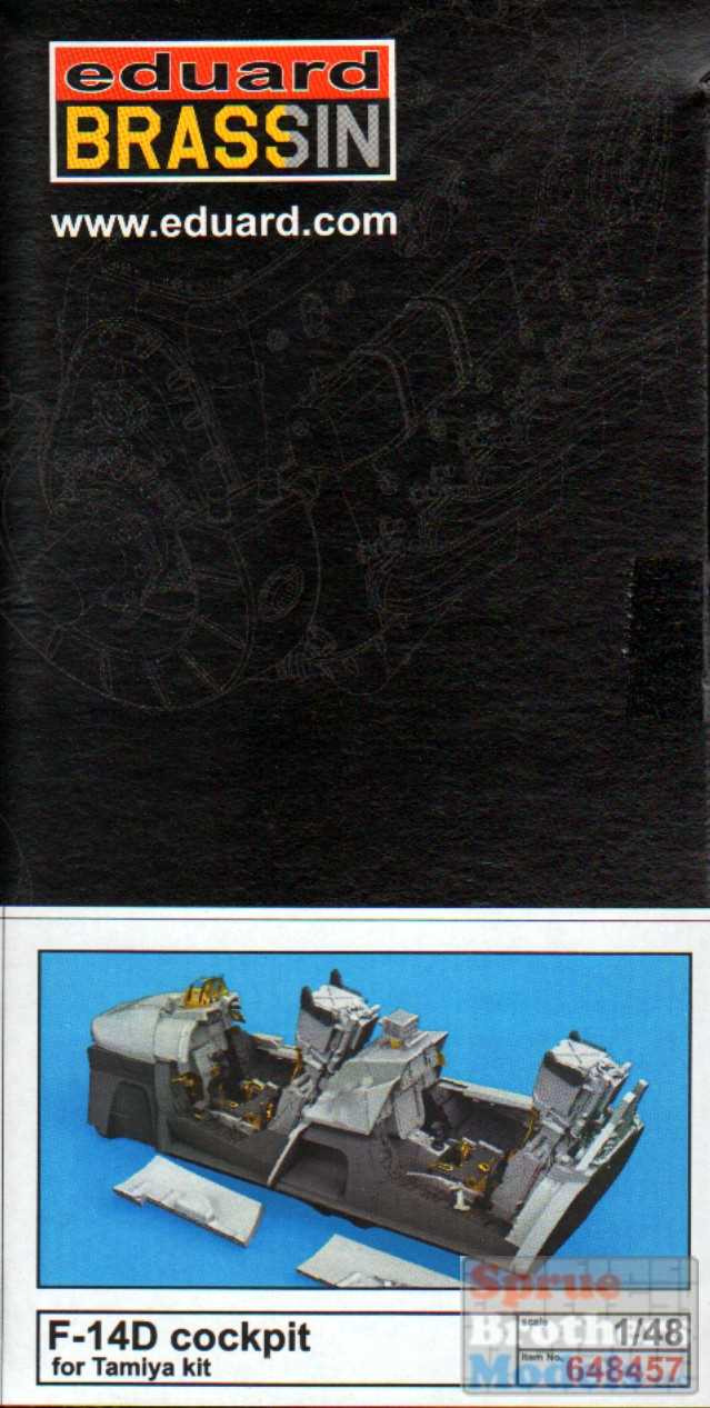 EDU648457 1:48 Eduard F-14D Tomcat Cockpit Set (TAM kit) - Sprue