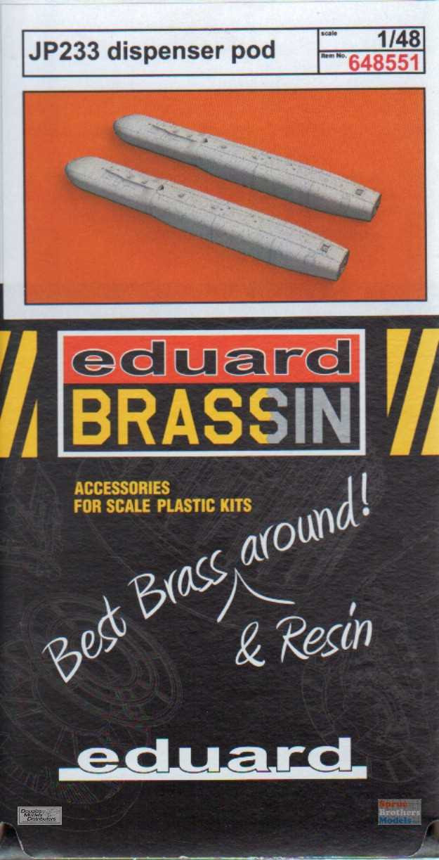 Eduard パーツセット EDU648551 1:48 Eduard Brassin JP233 Dispenser Pod Set - Sprue