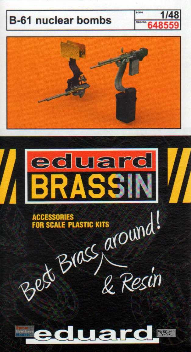 EDU648559 1:48 Eduard Brassin B-61 Nuclear Bomb Set - Sprue