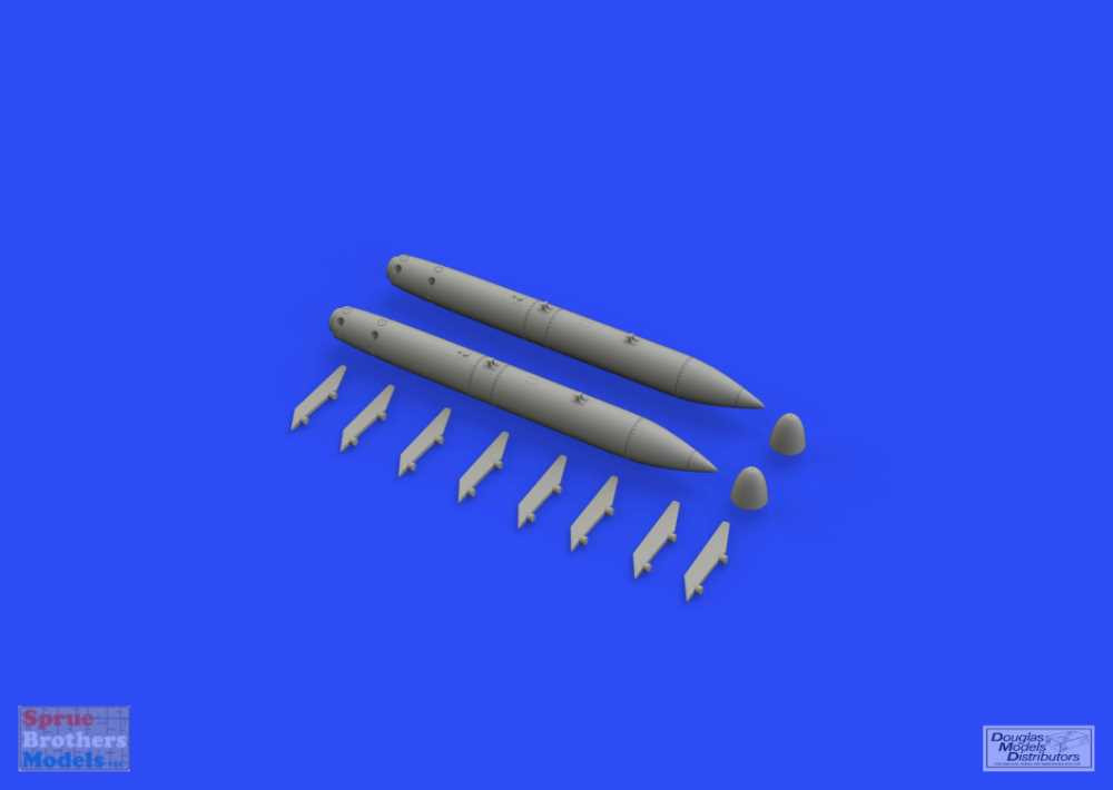 EDU648559 1:48 Eduard Brassin B-61 Nuclear Bomb Set - Sprue