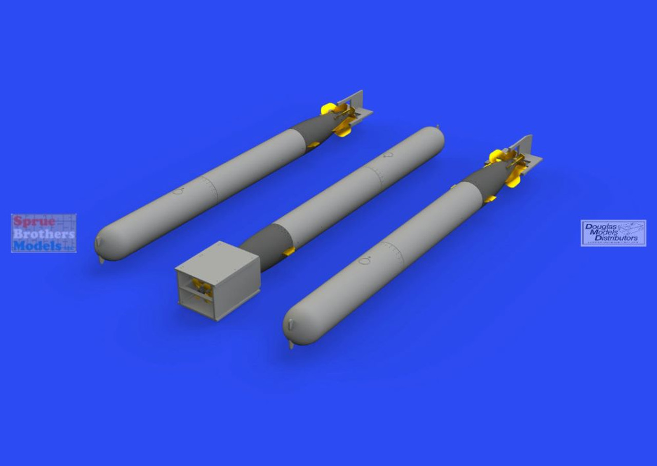 EDU648569 1:48 Eduard Brassin Japanese Torpedo Type 91 Set