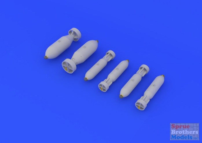 15個 セット eduard BRASSIN 672033 爆弾 1/72 EDU672033 1:72 Eduard Brassin WW2 British Bomb Set - Sprue