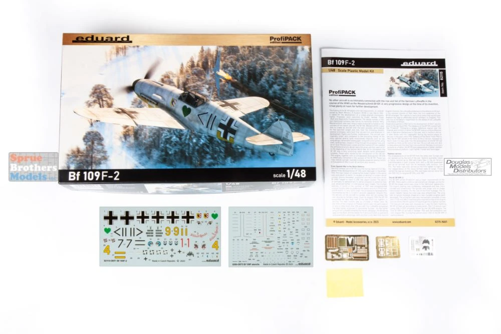 Kit Détaillé Eduard Zoom 1/48 FE346 Pour Bf 109F-2 ICM - Neuf Pour Maquettistes