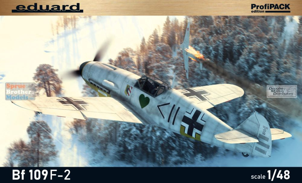 EDU82115 1:48 Eduard Bf 109F-2 ProfiPACK - Sprue Brothers Models LLC