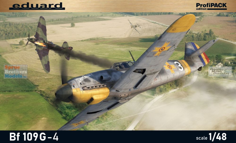 EDU82117 1:48 Eduard Bf109G-4 ProfiPACK - Sprue Brothers Models LLC