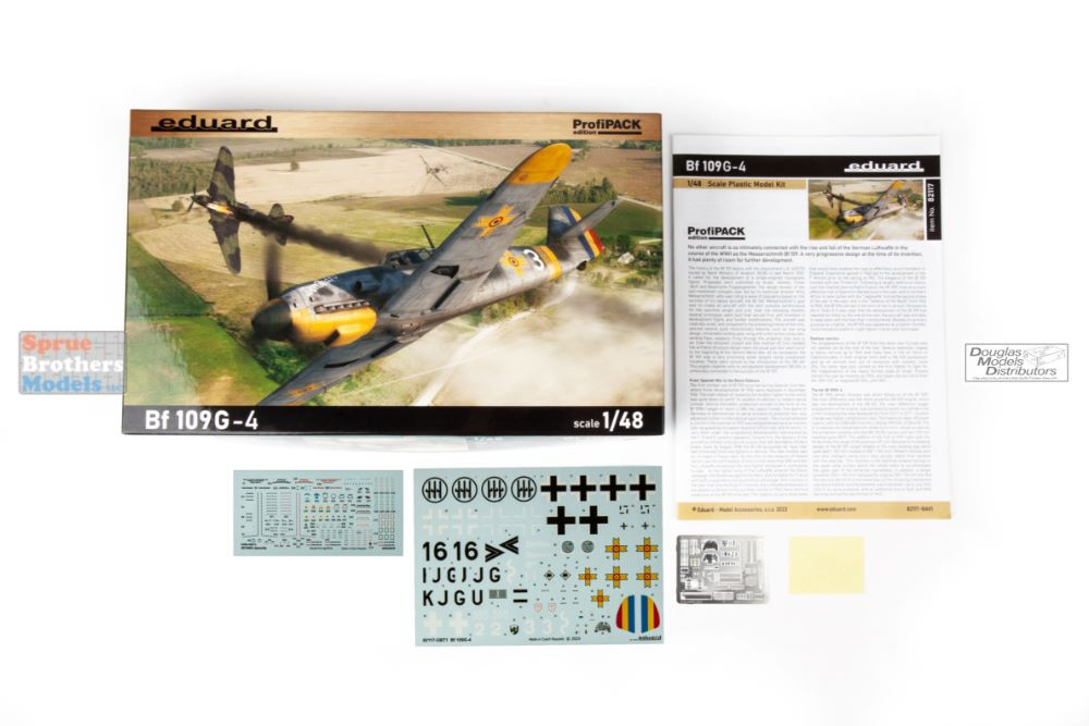 EDU82117 1:48 Eduard Bf109G-4 ProfiPACK - Sprue Brothers Models LLC