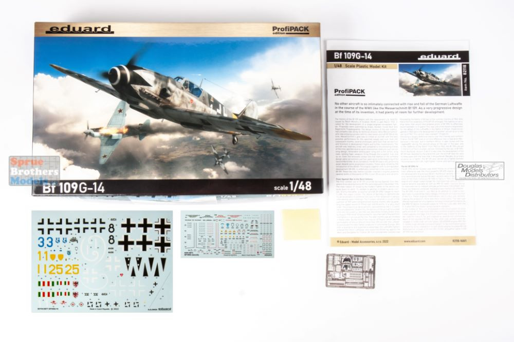 Maquette Avion EDUARD Bf 109G-14 Profipack - Échelle 1/48 - Réf. EDUARD 82118 - Neuf