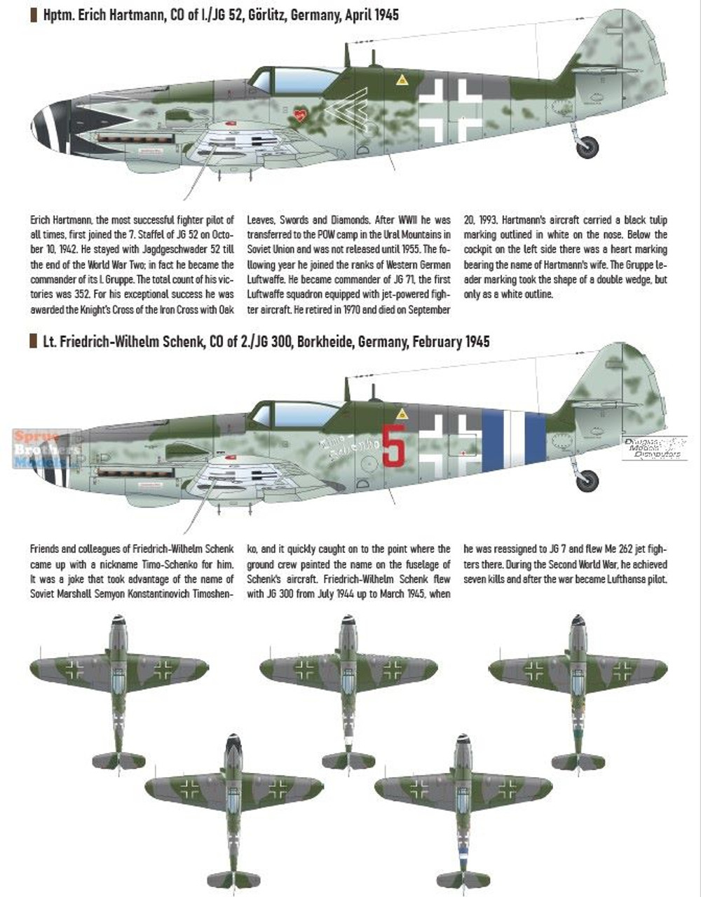 EDU82164 1:48 Eduard Bf 109G-10 Erla ProfiPACK - Sprue