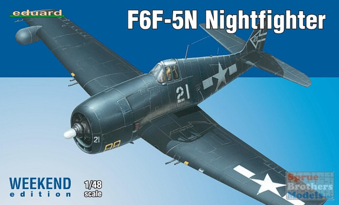 EDU84133 1:48 Eduard F6F-5N Hellcat Nightfighter Weekend Edition