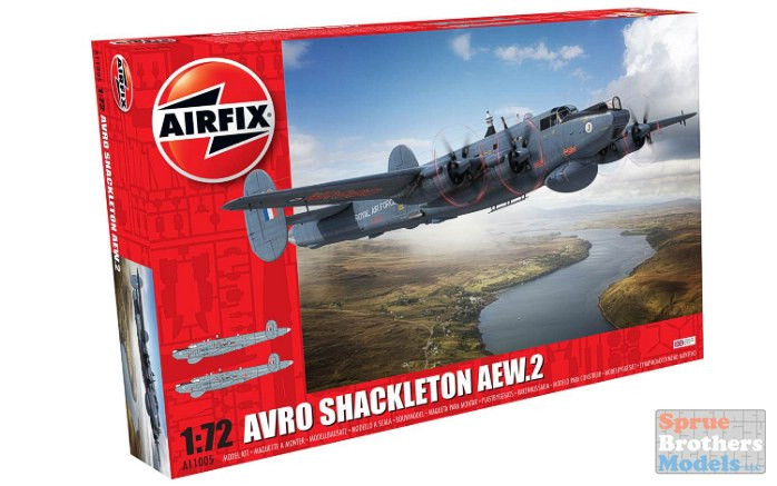 エアフィックス 1/72 アブロ シャクルトン AEW.2 プラモデル X11005 dwos6rj AFX11005 1:72 Airfix Avro Shackleton AEW.2 - Sprue Brothers Models LLC