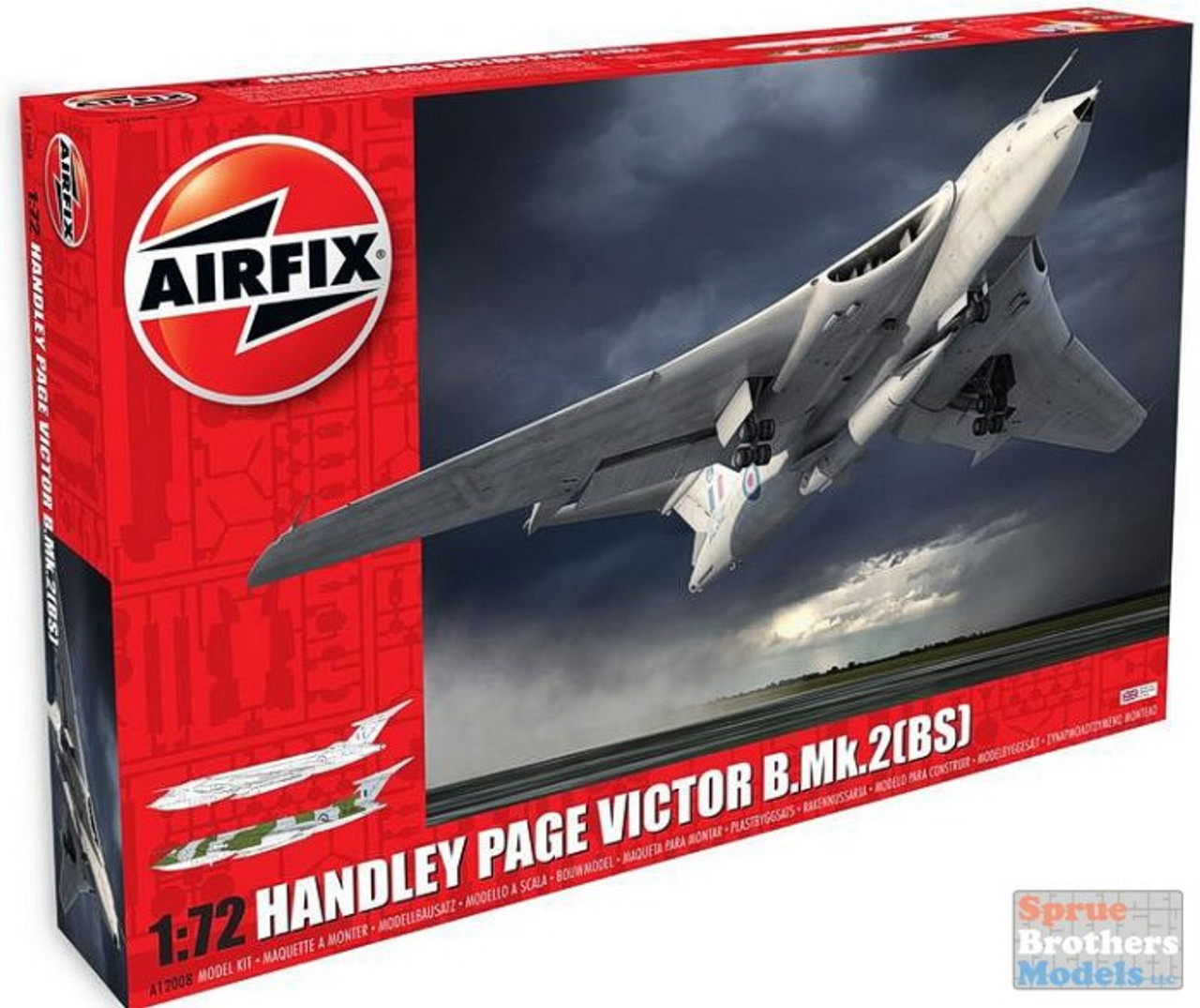 AFX12008 1:72 Airfix Handley Page Victor B.Mk.2(BS) - Sprue