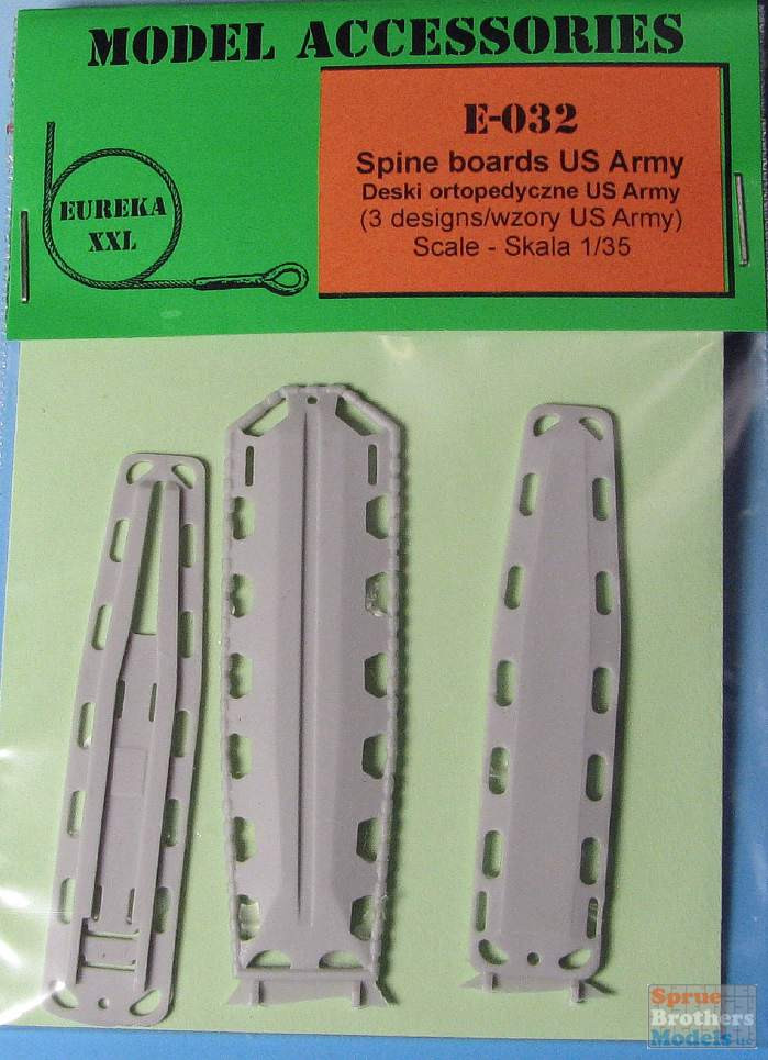 EURE032 1:35 Eureka XXL - US Army Backboards / Spine Boards (Set