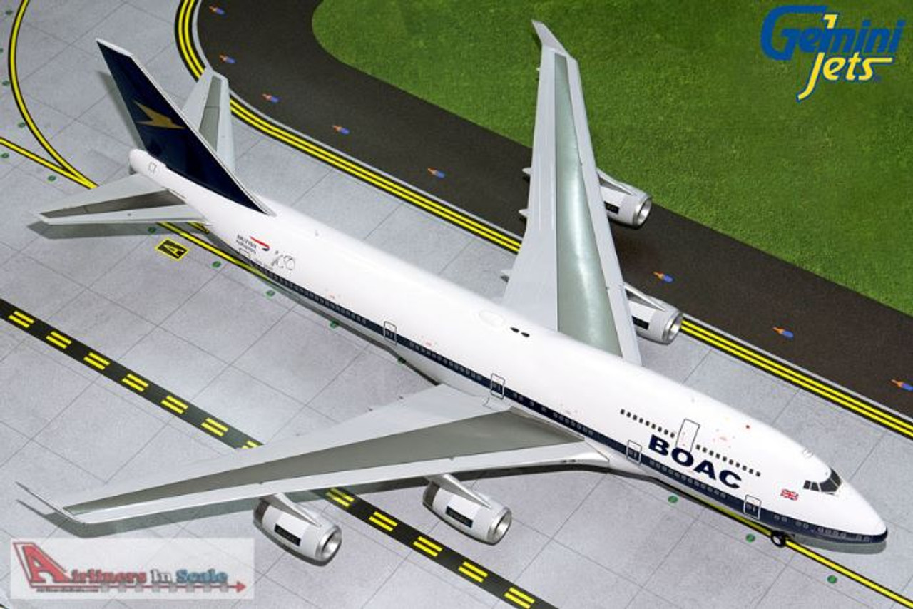 GEMG20834 1:200 Gemini Jets British Airways Boeing 747-400 Reg #G-BYGC  (pre-painted/pre-built)