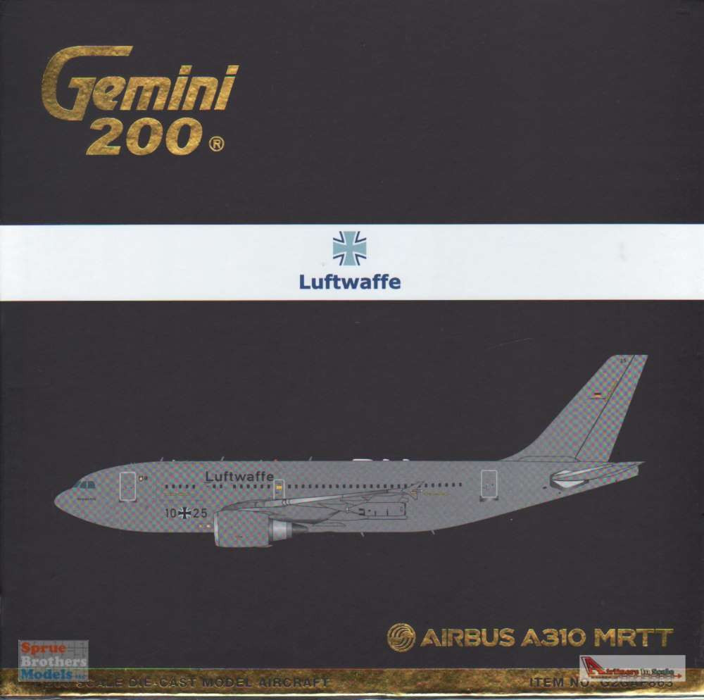 GEMG20863 1:200 Gemini Jets Luftwaffe Airbus A310 MRTT Reg #10+25