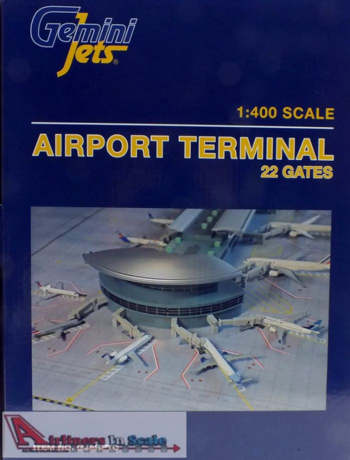 GEMGJARPTC 1:400 Gemini Jets Airport Terminal with 22 Gates (pre