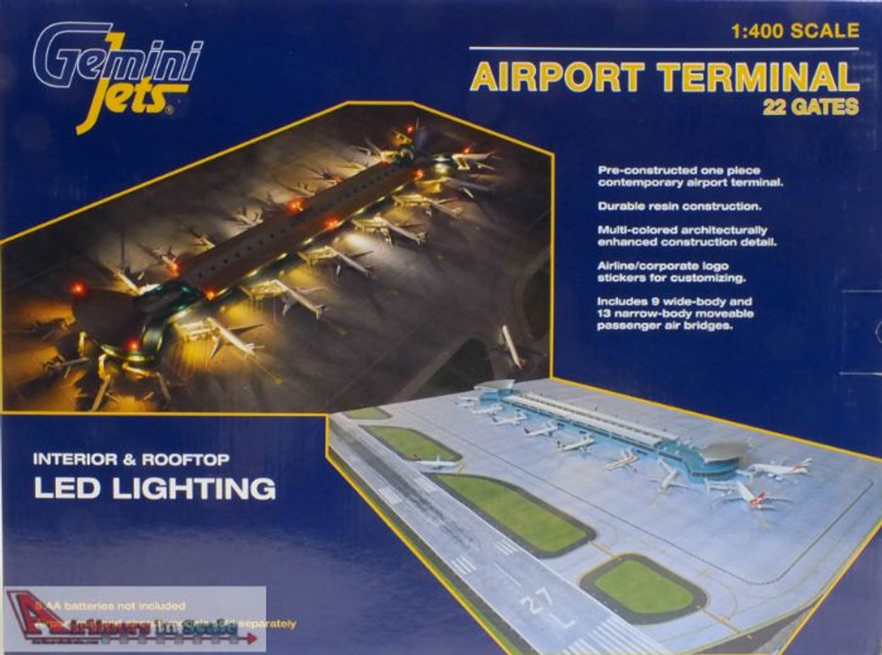 GEMGJARPTC 1:400 Gemini Jets Airport Terminal with 22 Gates
