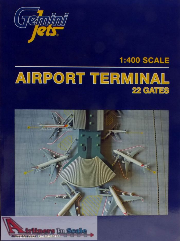 GEMGJARPTC 1:400 Gemini Jets Airport Terminal with 22 Gates (pre