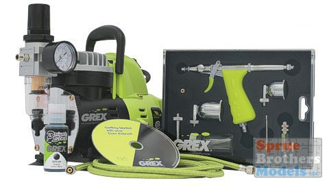 GRXGCK02 Grex Airbrush Combo Kit - Tritium TS3 Airbrush with