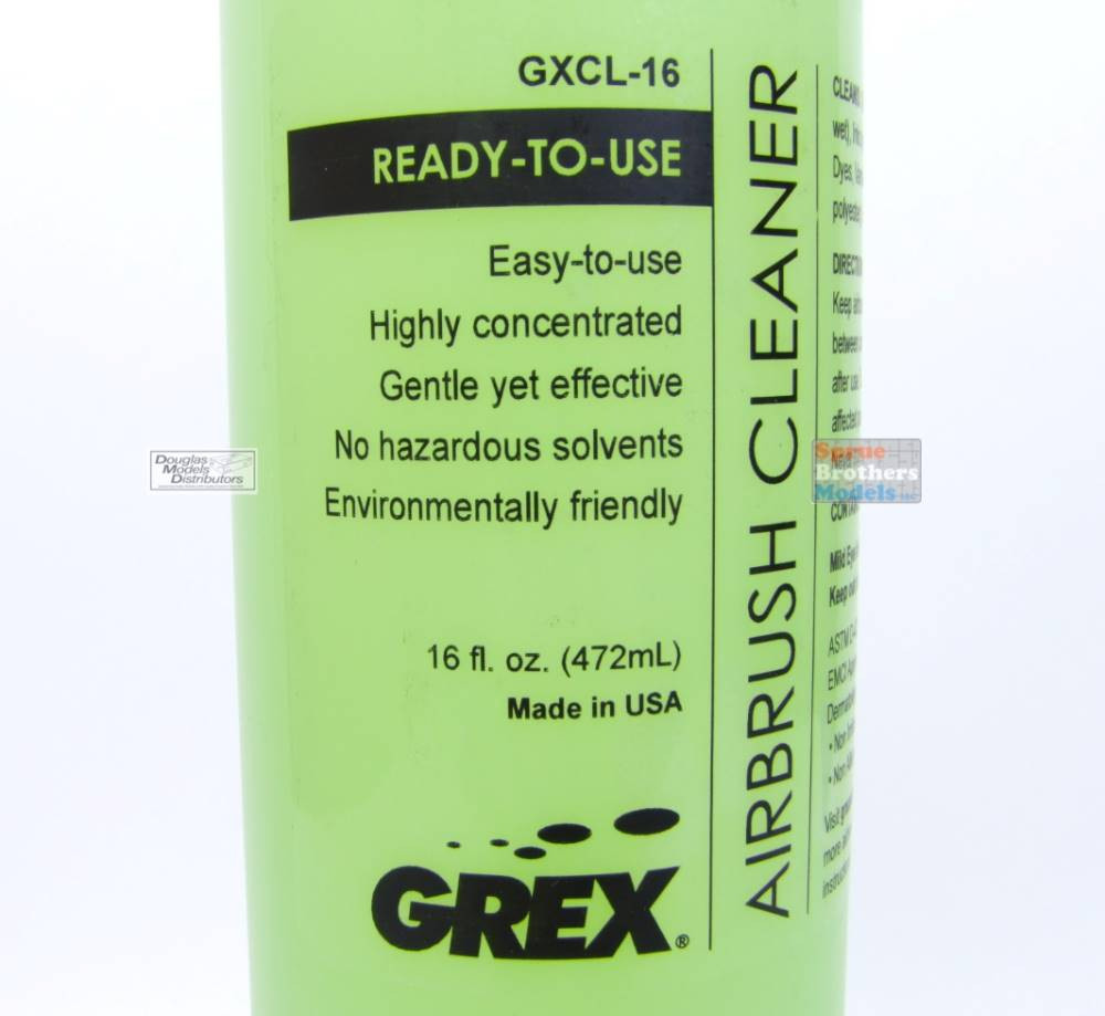 GRXGXCL-16 Grex Airbrush Cleaner 16oz - Sprue Brothers Models LLC