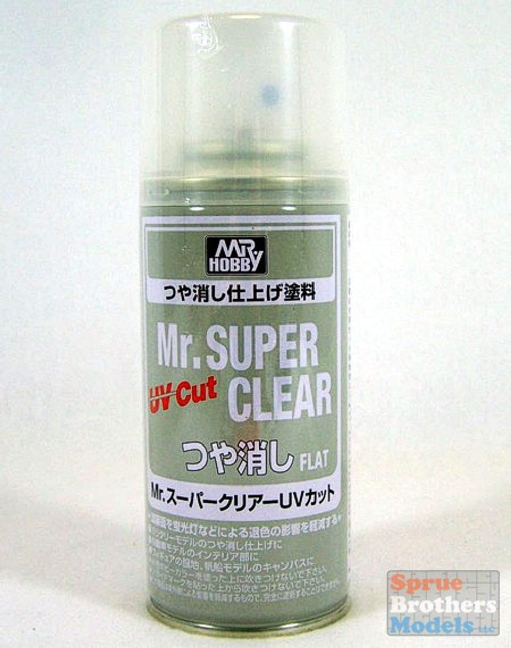 GUNB523 Gunze Sangyo Mr Super Clear Flat UV Cut 170ml #B523 - Sprue  Brothers Models LLC